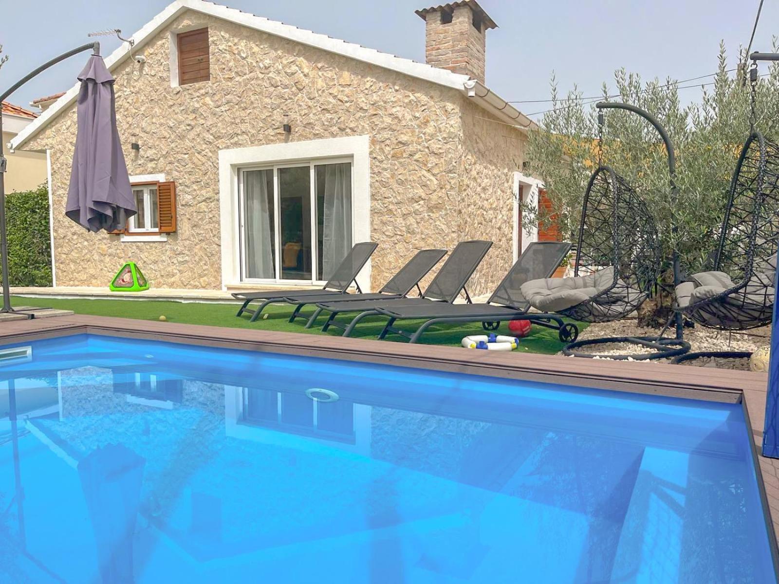 Mustra House Zadar - Private Pool & Sauna Dış mekan fotoğraf