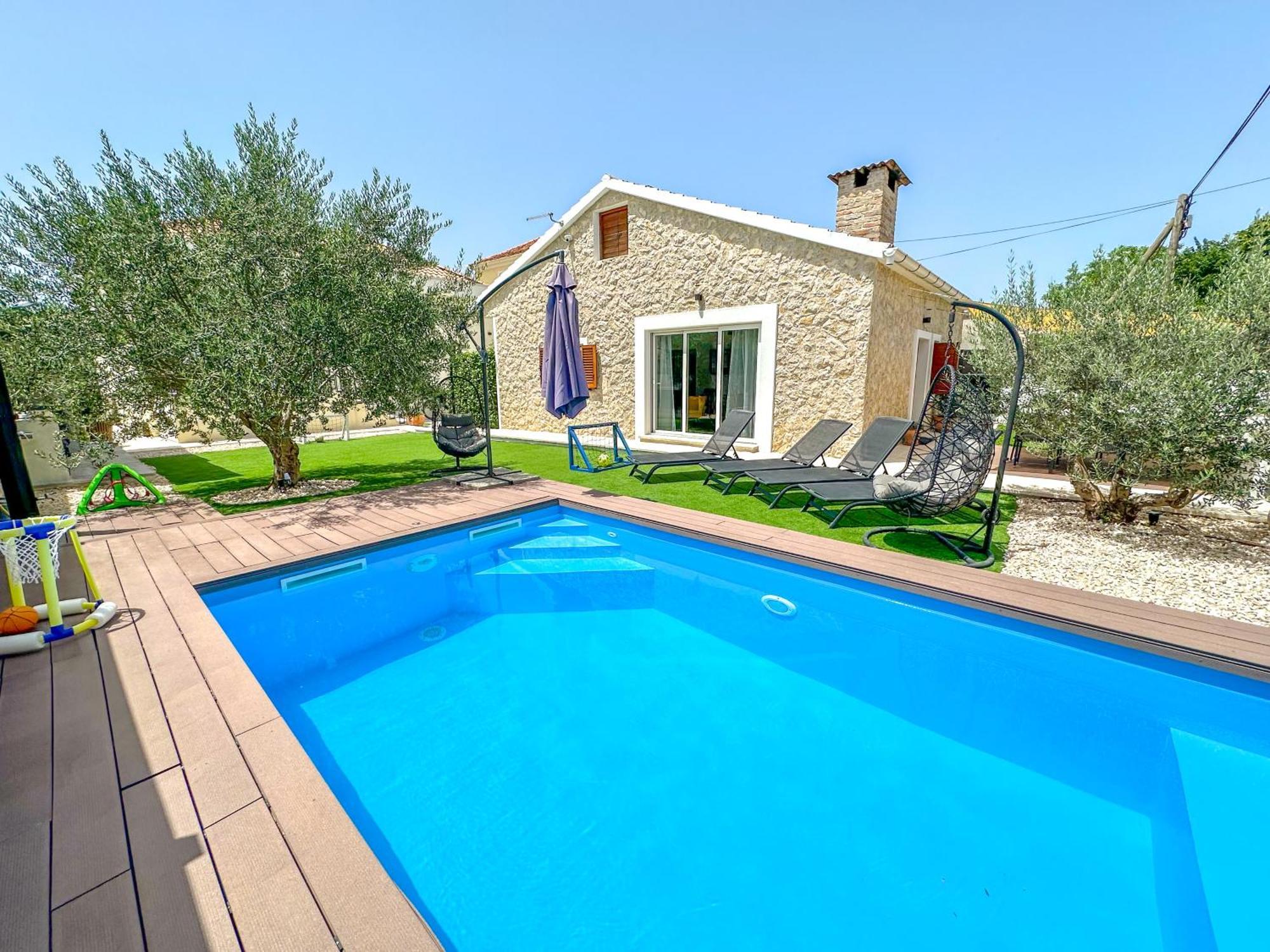 Mustra House Zadar - Private Pool & Sauna Dış mekan fotoğraf